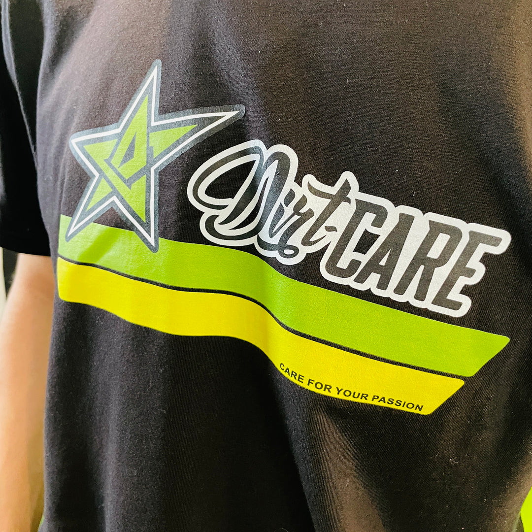 Dirt-Care Neon Stripe T-Shirt