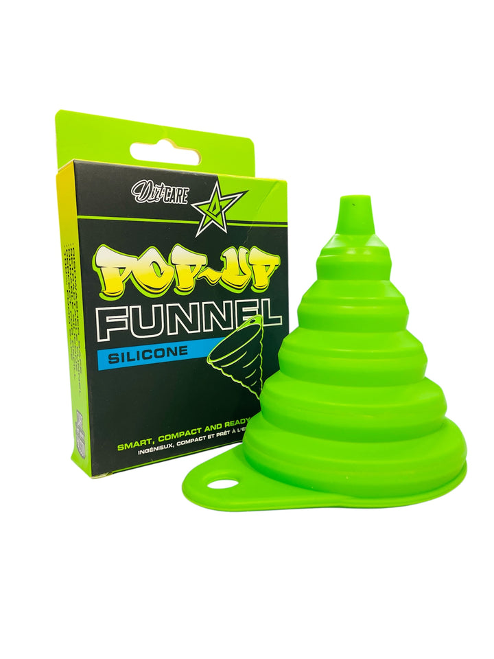 Dirt-Care Pop-Up Silicone Funnel