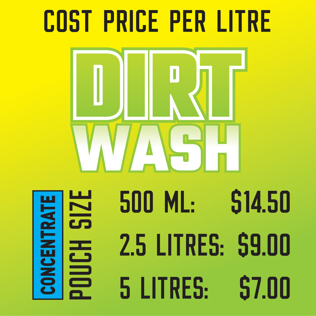 Dirt Wash Cleaner 4X Concentrate