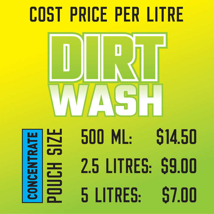 Dirt Wash Cleaner 4X Concentrate